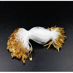 Пломба-верёвка с булавкой для бирок (упаковка 1000 шт.) 